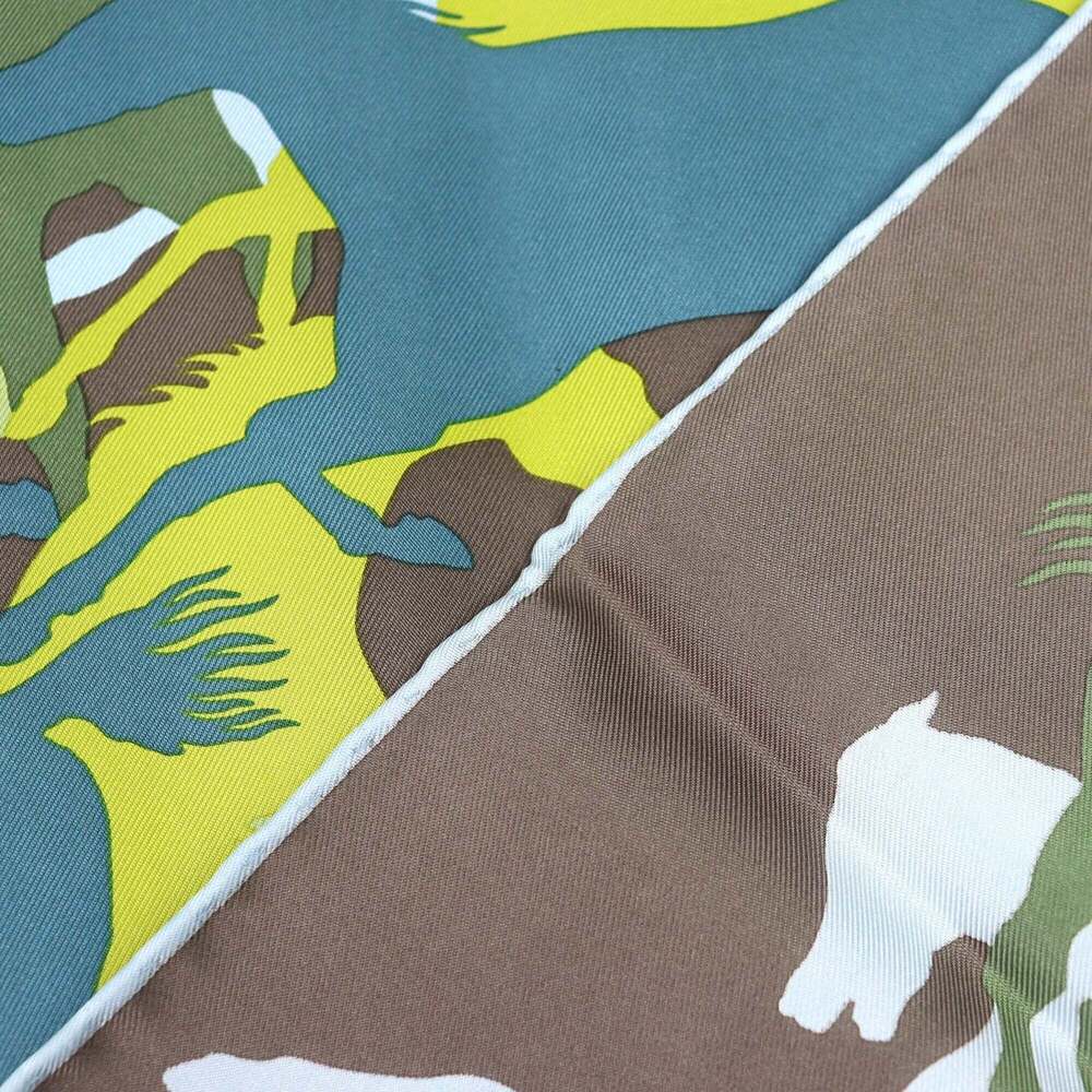 HERMES Black Silk Scarf - Picture 3 of 7